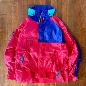 Vintage Columbia Sportswear Company Outdoor Colorblock Criterion Zip Up Jacket M